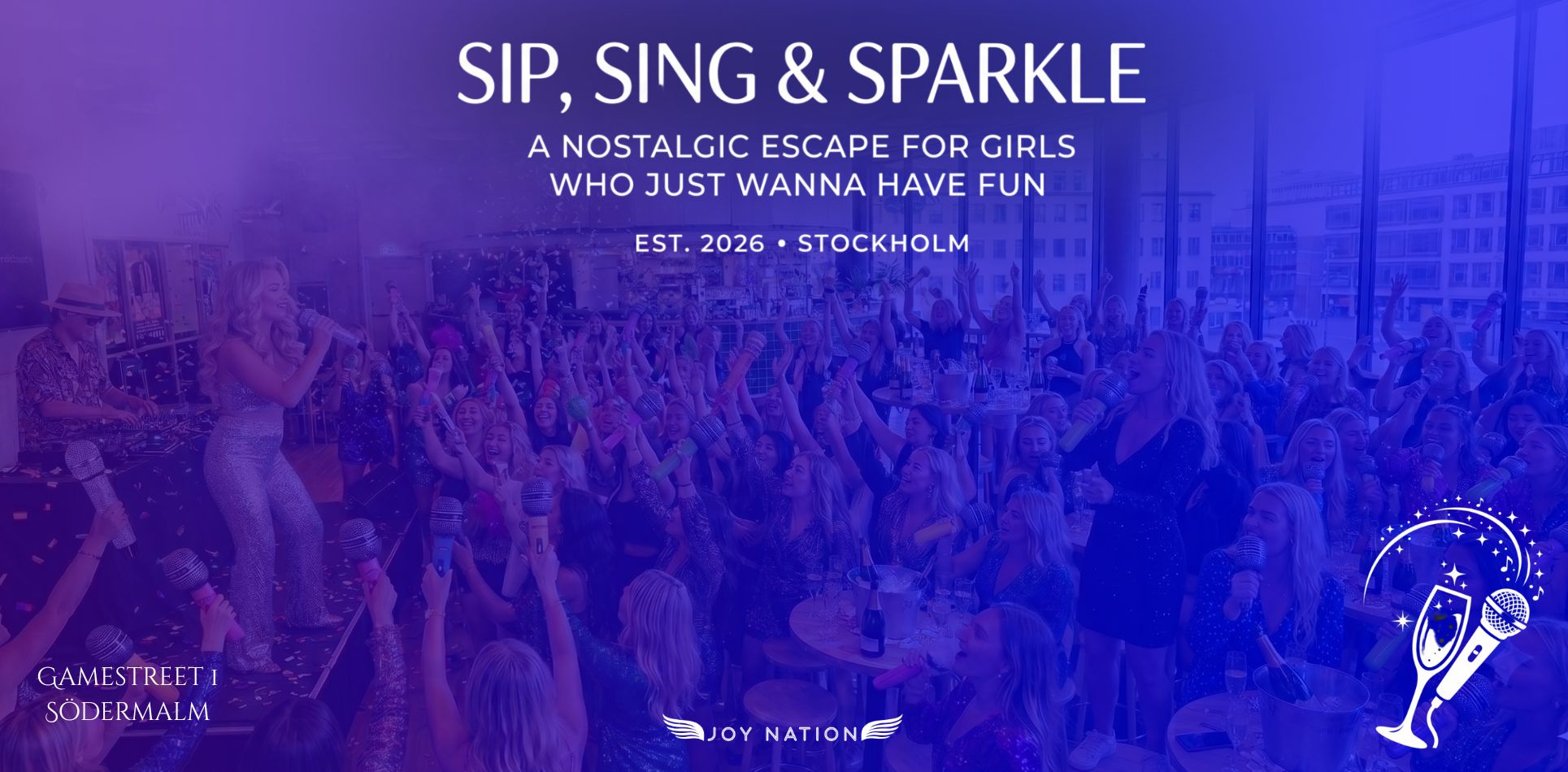Sip, Sing & Sparkle Day Party | Stockholm Premiere